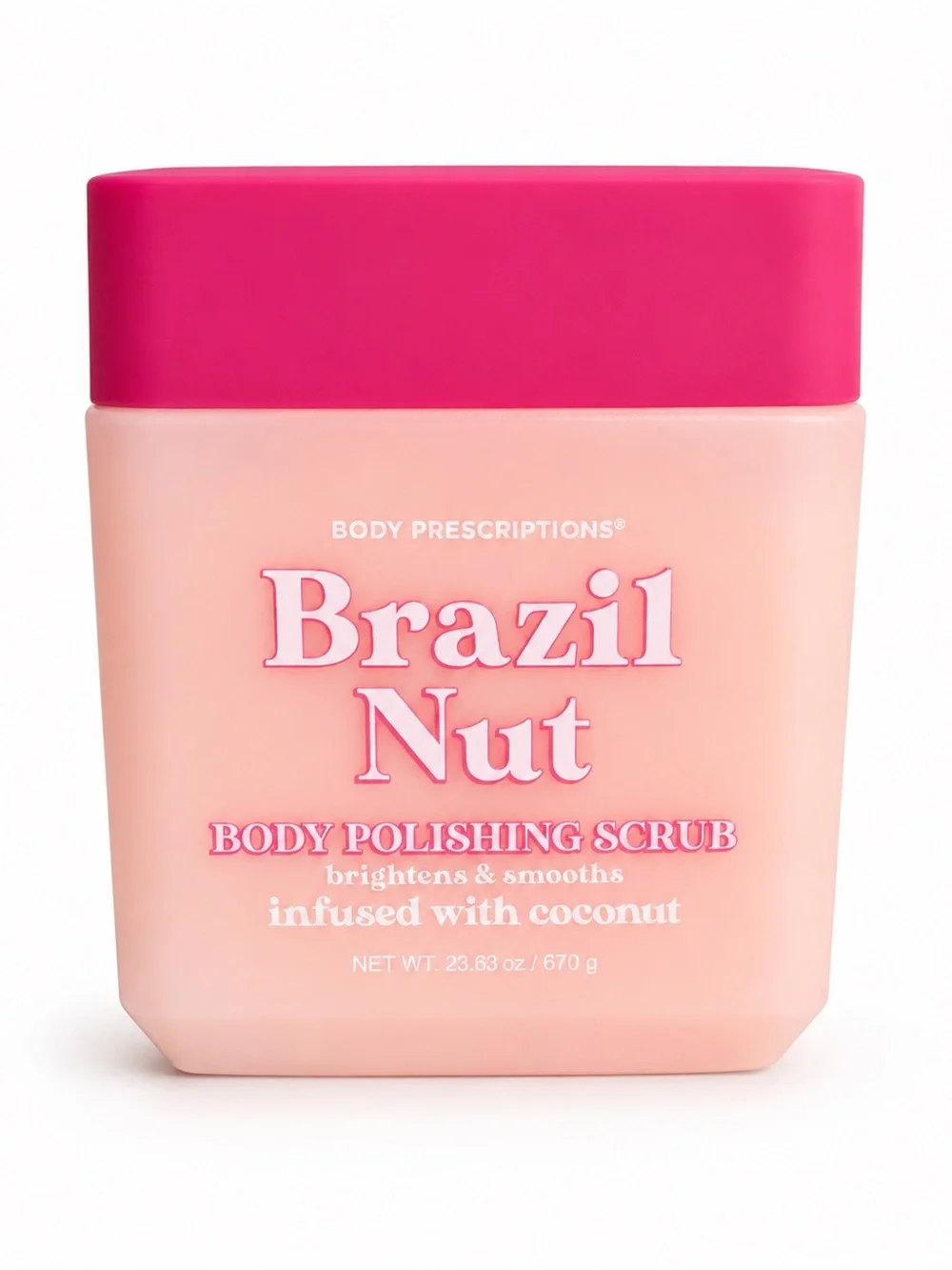 Brazil Nut Body Polishing Scrub - Pink